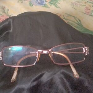 Gold Rose Versace Eyeglasses